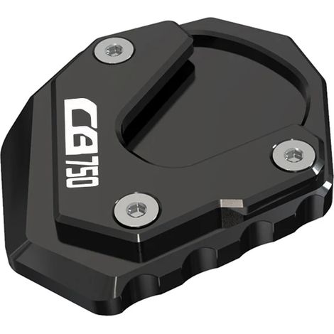 (CB750 noir) Compatible avec HONDA CB750 CB 750 600 900 CB600F 900F HORNET Accessoires moto Extension de béquille latérale Plaque de support élargissante maxpower (1/4)