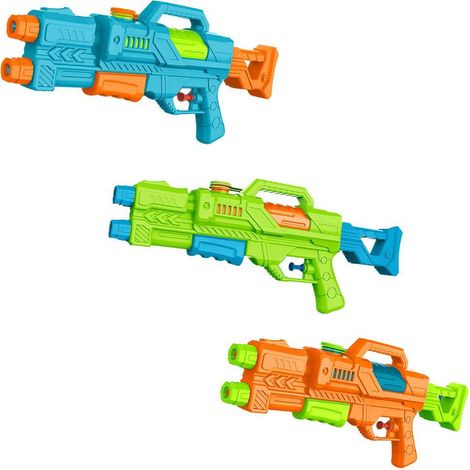 Marbueno Pistola de Agua Plástico Presión Color Surtida 37x15 cm
