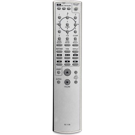 Fernbedienung für Denon-Verstärker und -Player, kompatibel mit RC-1138 (1/5)