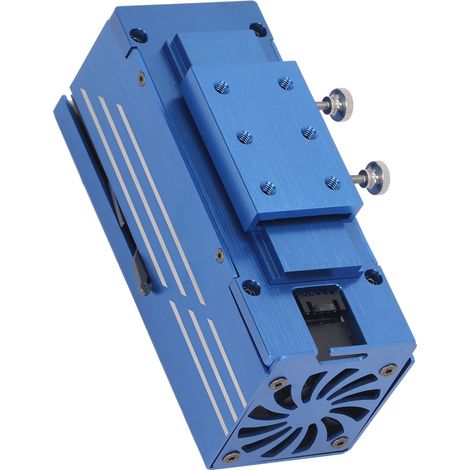 15-kW-Spitzenlasermodul, 84 W Leistung, 2-W-Optik, Spotgröße 0,03 x 0,03 mm, Gravier- und Schneidkopf, AC 100–240 V (1/5)