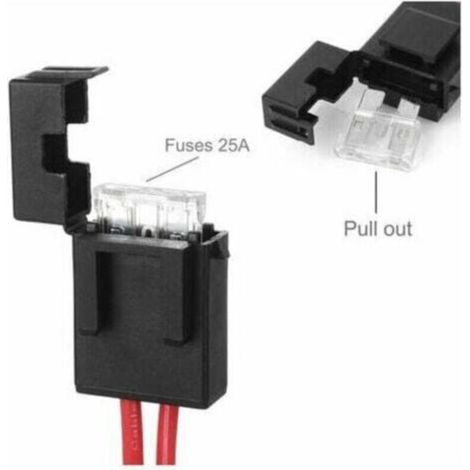 Prise Allume-Cigare De Voiture Femelle 12V 24V A La Batterie Pinces Crocodile Connecteur 2Ft Cable De Charge D'Extension De Pince De Batterie De Voiture (1/3)