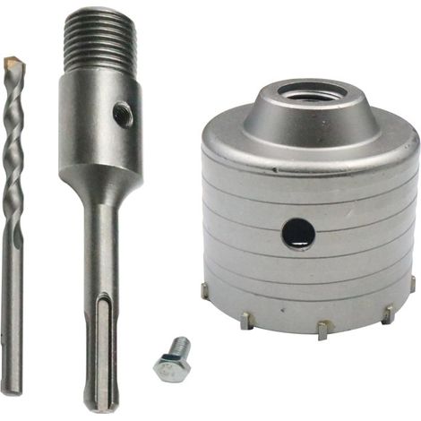 [JAMAIS UTILISÉ]Adaptateur scie cloche béton 110 mm avec foret central pour brique béton ciment pierre diamètre 100 mm 110 mm pour perçage mur maçonnerie