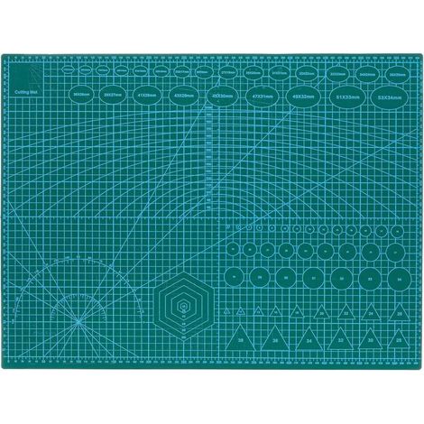 Tapis de découpe auto-cicatrisant A2 - Surface antidérapante double face - Auto-cicatrisant - Idéal pour les loisirs créatifs, le tissu, le patchwork, la couture et le scrapbooking. (1/3)
