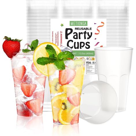 50 Reusable Tumblers, 40 cl (1/5)