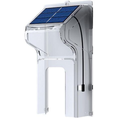 Housse de protection contre la pluie pour sonnette avec panneau solaire (1/5)