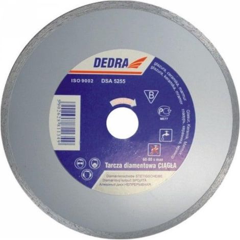 Dedra Disco de corte diamante 300 mm metal