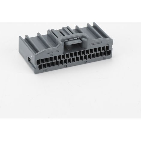 JAE DJ7365S-0.7-21, MX34036SF1 Grauer 36-poliger Buchsenstecker mit Kunststoffgehäuse und -mantel (Elektronik) (1/4)