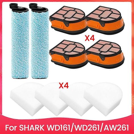 Filtre pour aspirateur brosse pour aspirateur Filtre de brosse pour aspirateur filtre de Roller Brosse and Filtre de remplacement pour WD161 WD261 WD101 WD201 AW261 AW302 Wet Dry Aspirateur (1/5)