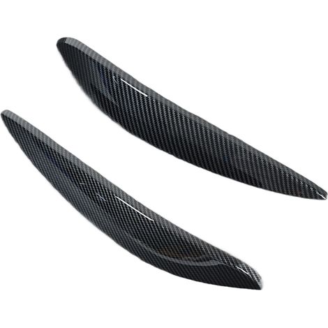 2x Scheinwerferblenden links rechts, ABS-Carbonfaser-Optik, Ersatz für Smart 453, Fortwo, Forfour 2015-2020