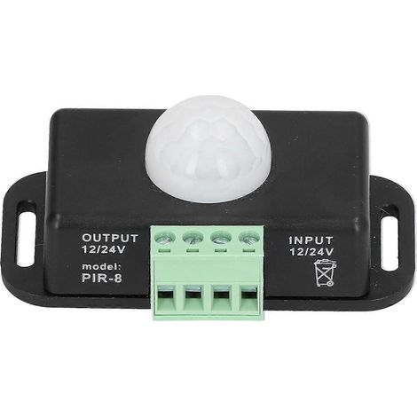 PIR-Sensor-LED-Infrarot-Zeitschalter DC 12–24 V für Schrank, Badezimmer, Flur