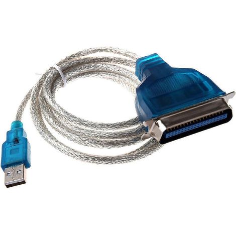 Câble adaptateur USB vers parallèle IEEE 1284 pour imprimante PC (Connectez votre ancienne imprimante parallèle à un port USB) js (1/3)