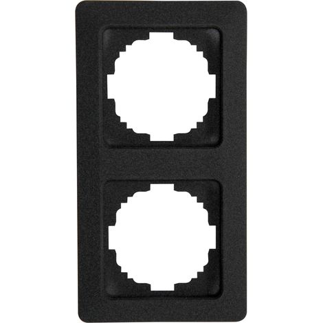 Kopp - MILANO – Abdeckrahmen 2-fach, Farbe: anthrazit - 305715069 (1/2)