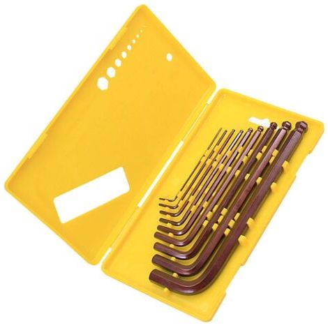 DEESSE SHOP-Jeu de clés Allen à clé hexagonale 9PCS, métrique/SAE - RWClé Torx (1/5)