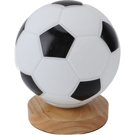 Lampe 3D ballon foot veilleuse télécommande minuterie lumière douce anti-éblouissement lampe bureau (1/5)