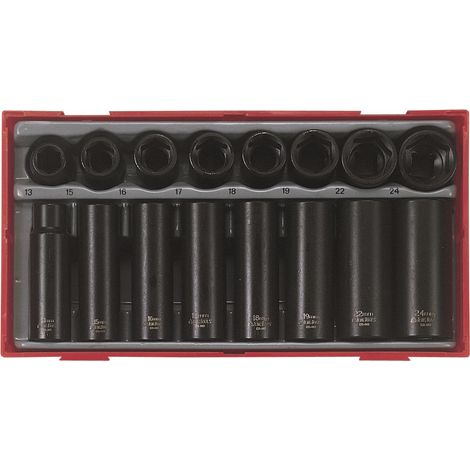 Teng Tools 16-teiliger 1/2"-Vierkantschaft-Maschinensteckschlüsselsatz