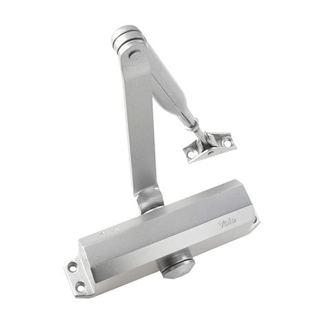 Yale Silber Türschließer mit Halter 3500-0004-60 (1/3)