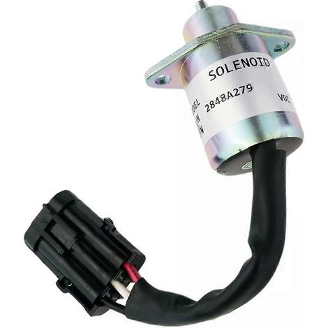 Électrovanne d'arrêt de carburant 12 V SA-4934-12 2848A275 1457906 pour moteur Perkins série 700 Hyster UB704 2848A279 SA-4934-SFYGV