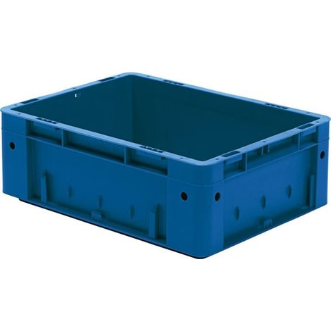 Contenitore impilabile trasporto LA-KA-PE L400xP300xH145mm - VTK400/145-0 BLU (1/2)