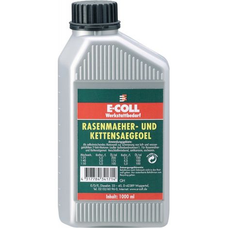 Huile 2 temps tondeuse et scie a chaine 1L E-COLL (Par 20)