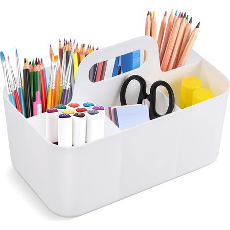 Estantería de escritorio multifuncional, accesorios de oficina para el hogar, la oficina y la escuela, 5 compartimentos. (1/5)