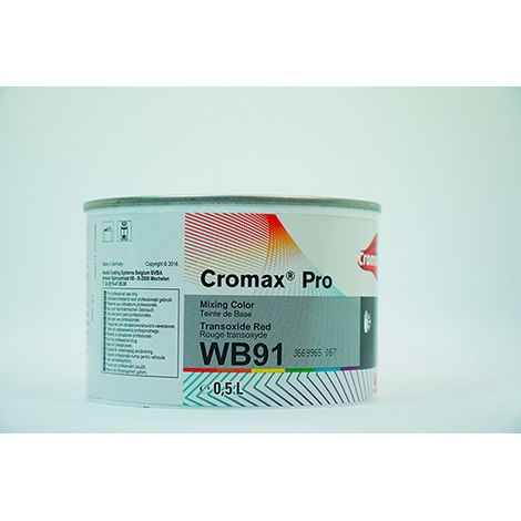 CROMAX PRO WB91 BASE OPACA TRANSOXIDE RED LITRI 0,5