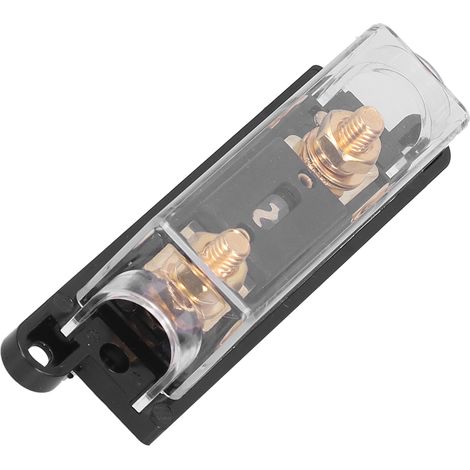 Support de fusible AGU 100A pour amplificateur audio voiture, bloc de protection électrique, fil 0/4 AWG, boîtier étanche (1/5)