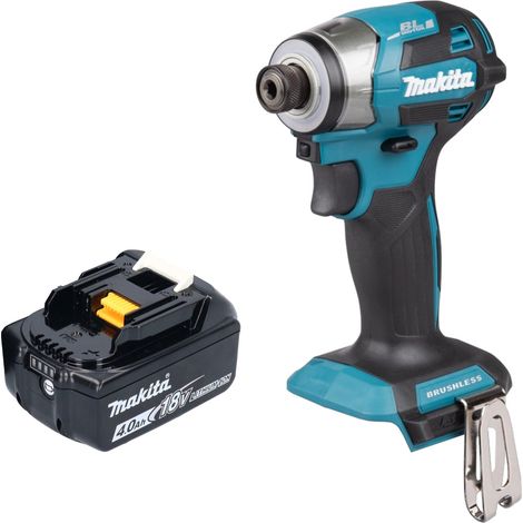 Llave de impacto sin cable Makita DTD 173 M1 18 V 180 Nm 1/4" sin escobillas + 1x batería recargable 4,0 Ah - sin cargador
