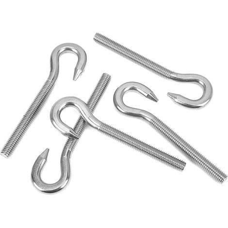 5 crochets à vis - M10 - inox - pour suspension et plafond (1/5)