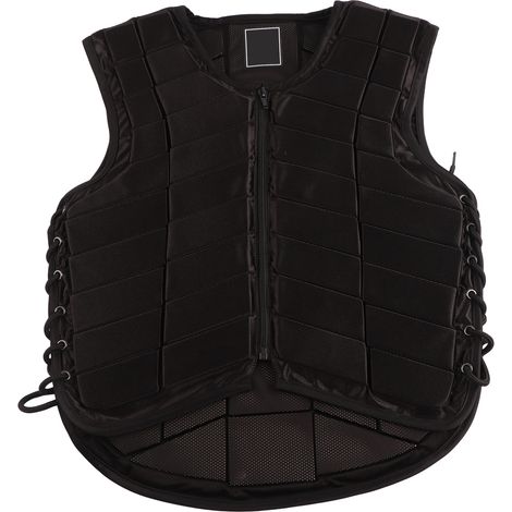 Gilet de protection pour équitation adulte, veste équestre de sécurité, protection dorsale et thoracique, taille unique (1/5)