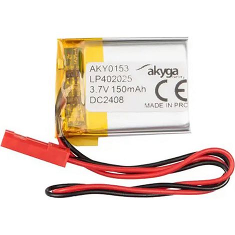 Akyga LP402025 Akkupack x Spezial-Akku LiPo 3.7 V 150 mAh (1/3)