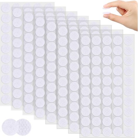 Scratch Autocollant Rond,Autocollantes Hook & Loop Pastille Adhesive (1/5)