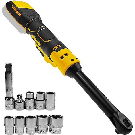 3/8-Zoll-Verlängerungs-Akku-Ratschenschlüssel-Set mit elektrischer Kraft