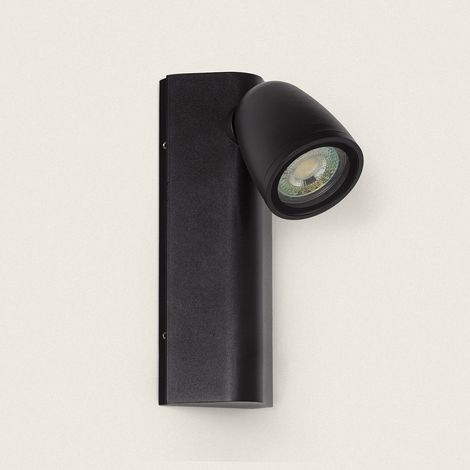 Wandleuchte Außen Aluminium Abel Schwarz