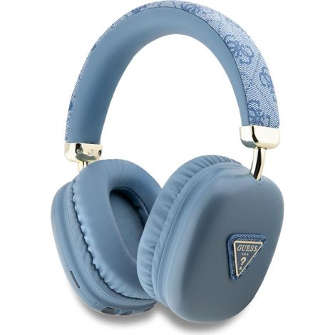 Guess 4G Dreieck-Logo Blaue Bluetooth-Over-Ear-Kopfhörer (1/4)