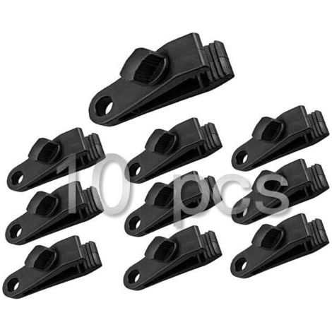 Planenbefestigungsclips – 10er-Pack – Robust – Für Pavillons, Zelte, Wohnmobile, Gärten, Boote (1/5)