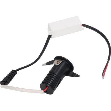 Einbau-LED-Spot 3 W, Mini-Möbelspot mit LED-Treiber für Küchen, Plakate und Decken, AC85-265V, weißes Licht 3000K (1/5)