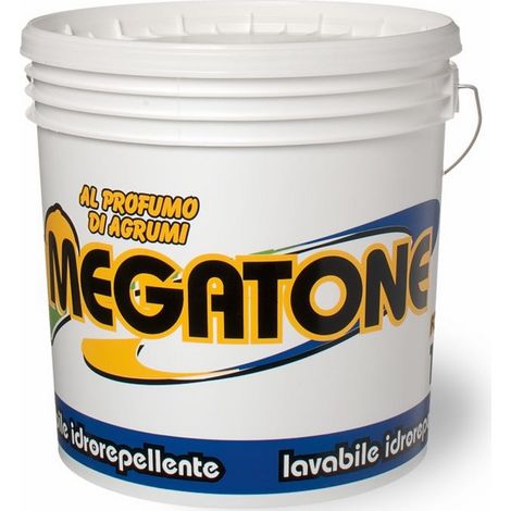 Idropittura Lavabile per Interni ed esterni Megatone Laiv colore Bianco 14 Lt.