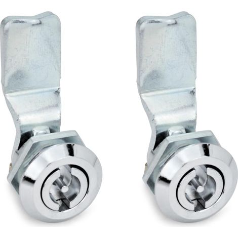 Ganter Normelemente GN 115-VDE-20 115-VDE-20-Interblocchi mediante Chiave a Bussola, Argento, Riegelabstand A: 20mm, Set di 2 Pezzi