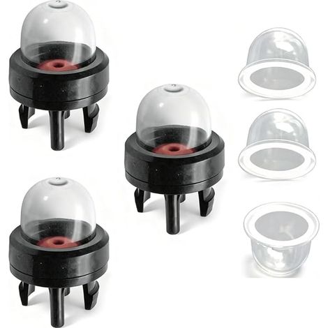 Priming Pump Strimmer and Transparent Pear, Oil Bubble Carburettor Replacement Bulb for Lawnmower, Blower, Chainsaw, Accessories Engine Spare Parts (1/5)