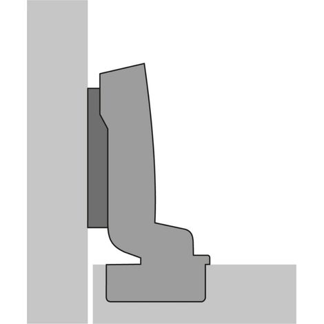 Bisagras ocultas de apertura a presión 110° Sensys 8675 HETTICH puerta 15 a 24mm - encajable a rosca - 9073664