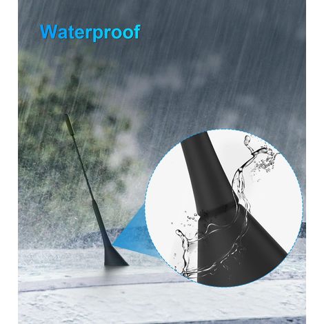 YIEHO Antenna Auto Universale 40cm – FM/DAB Per Autoradio, Compatibile Con VW, Audi, BMW, Fiat, Ford, Opel