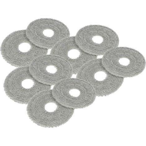 vhbw 10x Wischtuch kompatibel mit Dreame L10s Ultra, Pro Ultra Heat Wischroboter, Putzroboter - Mopptuch, Wischmopp-Pad