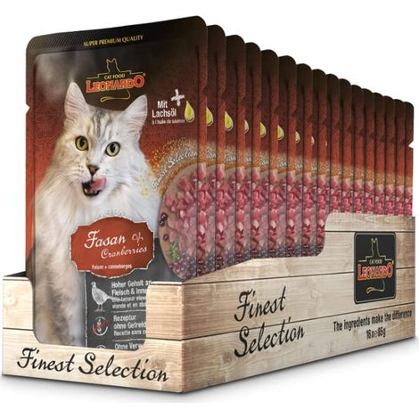 LEONARDO Gatto FAISAN E RANDANO 16X85GR Buste (1/2)