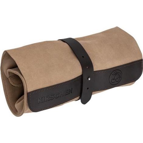Werkzeugtasche kirschen rolltasche braun leder 12 fächer