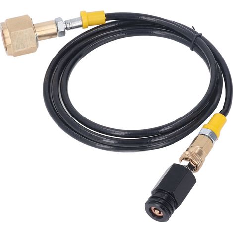 Adaptateur de remplissage pour cartouche de CO2 avec tuyau haute pression CGA320, compatible avec les bouteilles de soda. (1/5)