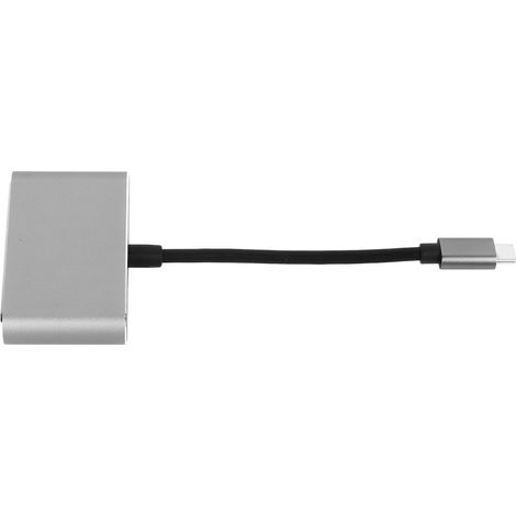 Adaptateur USB-C vers HDMI et VGA Double Affichage, Hub Multifonction pour Moniteur et Projecteur (1/5)