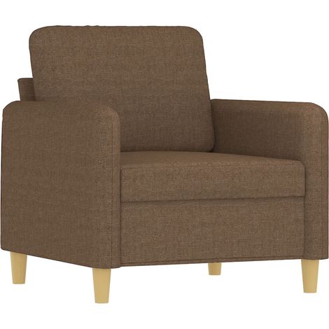 vidaXL Poltrona Marrone 60 cm in Tessuto (1/5)