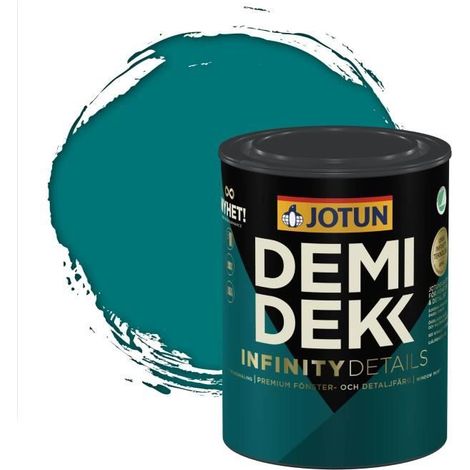 JOTUN - Peinture Bois, Lasure Opaque Satinée - RAL 5021 - Bleu D'eau - 0,75L (1/2)