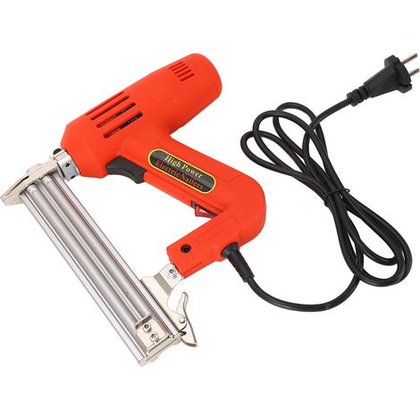 Elektrischer 220-V-Nagler (2200 W) mit geradem Nagel, Tacker und Nagler für Schreiner- und Holzbearbeitungsarbeiten (1/5)