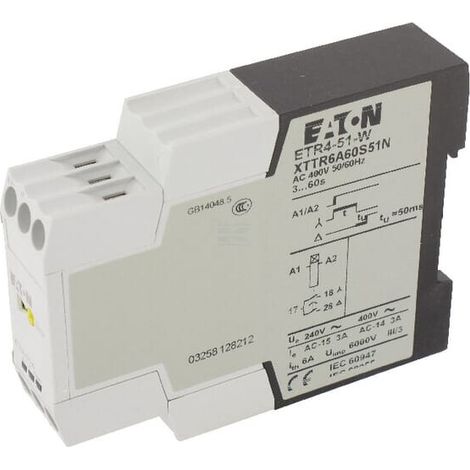 Rel茅 temp. estrella triangular EATON ETR451W400VAC